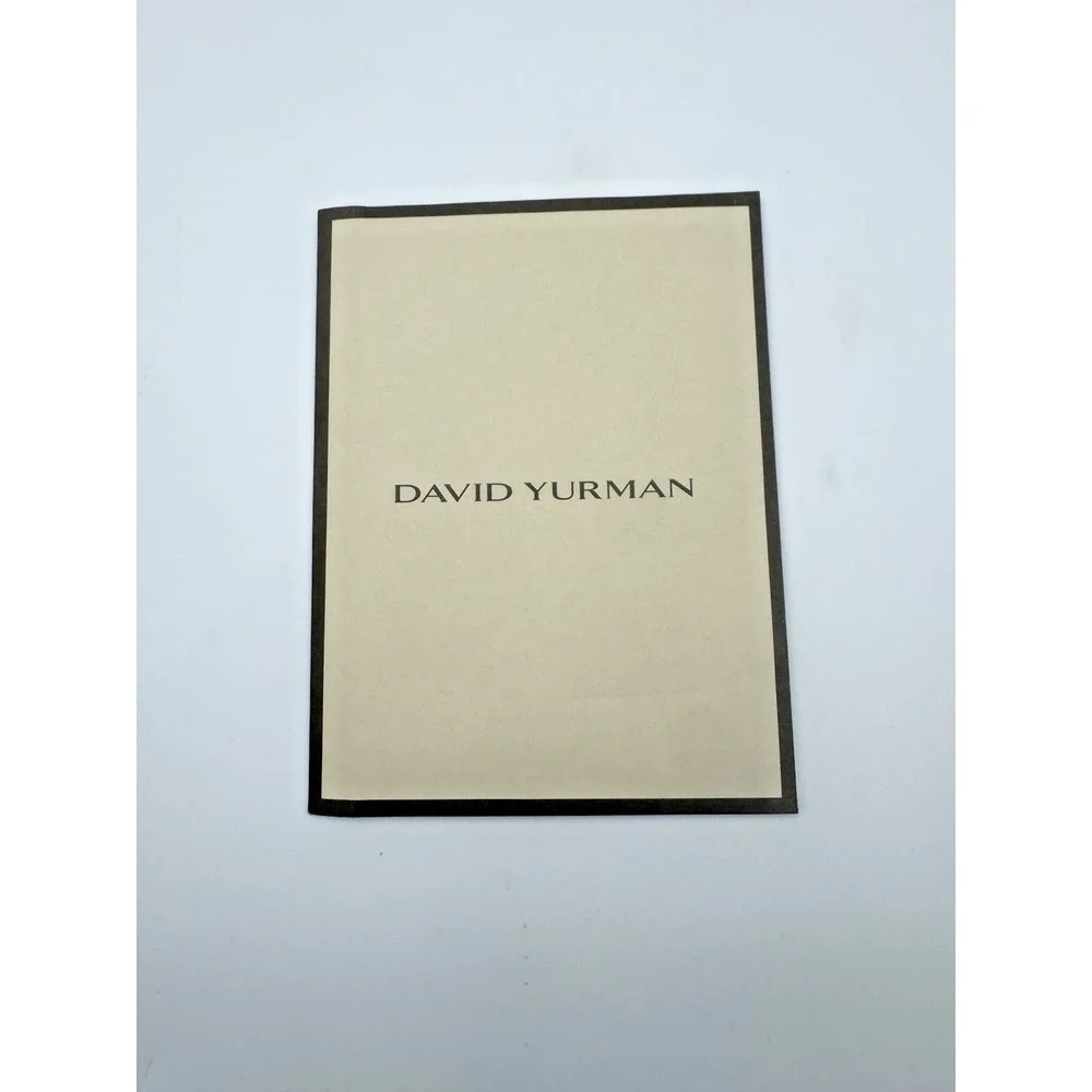 NEW David Yurman Jewelry Cleaning Polishing Cloth Folder Authentic
